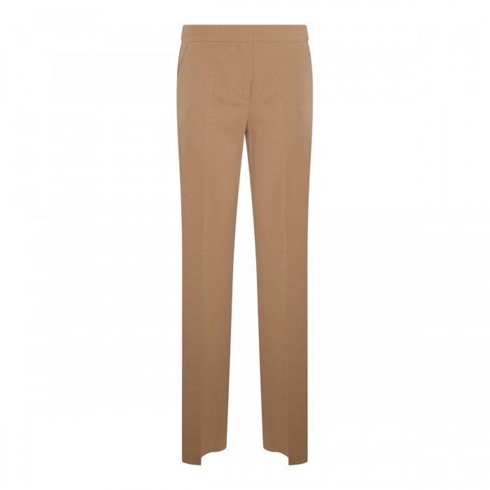 CAMEL VIRGIN WOOL FIANCO PANTS