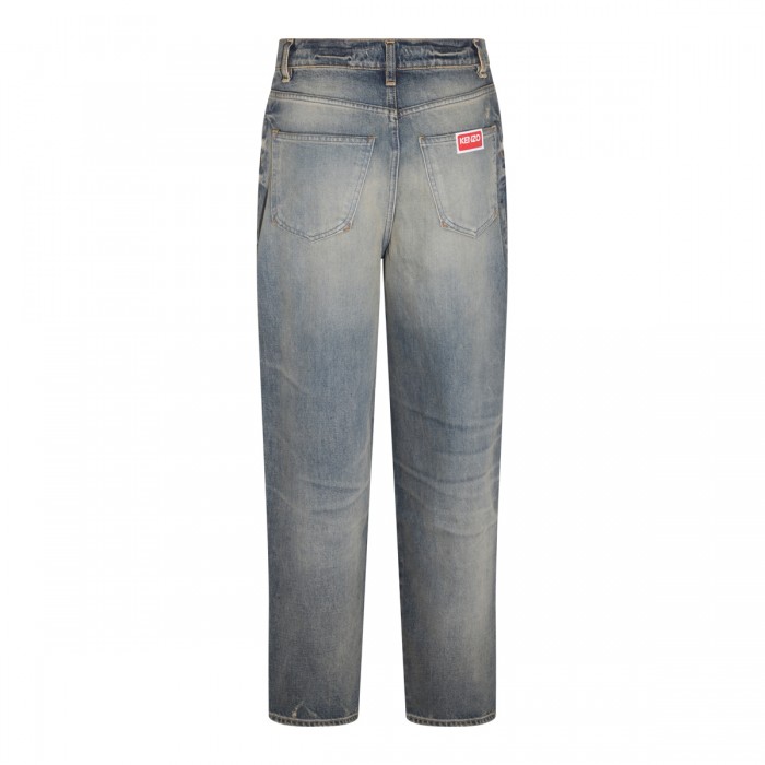 BLUE DENIM COTTON JEANS 2