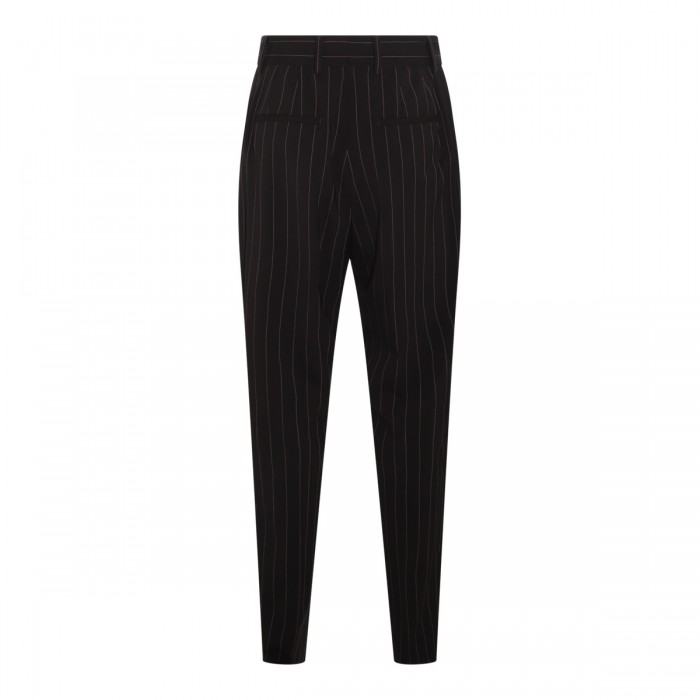 BLACK WOOL PANTS 2