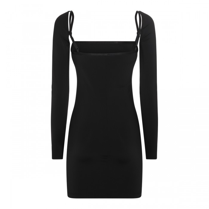 BLACK STRETCH DRESS 2