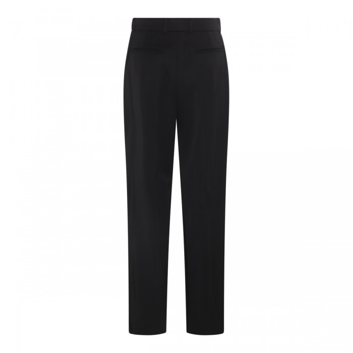 BLACK WOOL PANTS 2