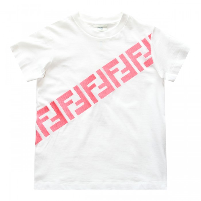 WHITE COTTON T-SHIRT