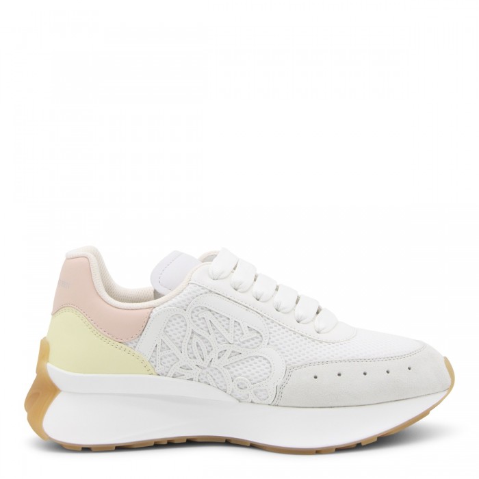 WHITE PINK AND YELLOW...