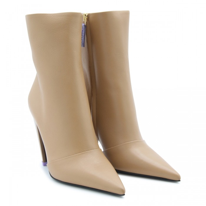 CARAMEL LEATHER DEB BOOTS 2