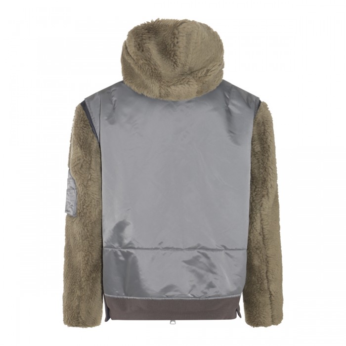 GREY AND KHAKI SHEARLING... 2