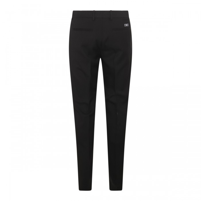 BLACK VIRGIN WOOL LEGGINGS... 2