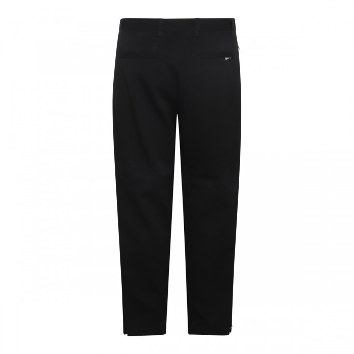 BLACK WOOL PANTS 2