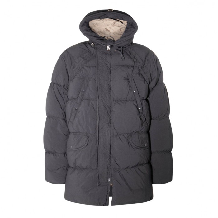 DARK GREY PUFFER DOWN JACKET