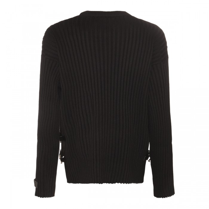 BLACK WOOL JUMPER 2