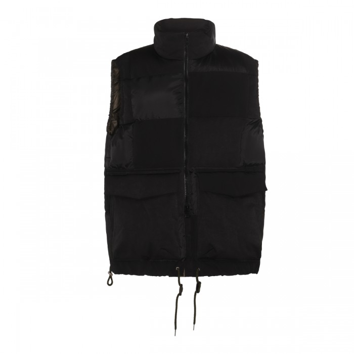 BLACK PUFFER VEST CASUAL...