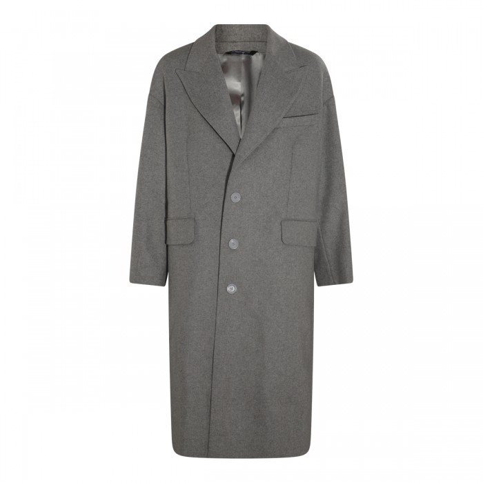 GREY WOOL COAT