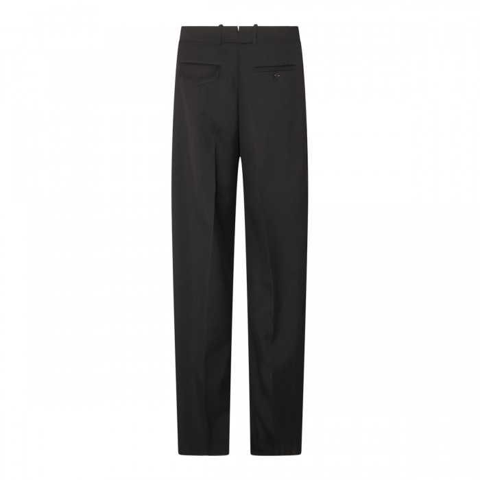 BLACK WOOL PANTS 2