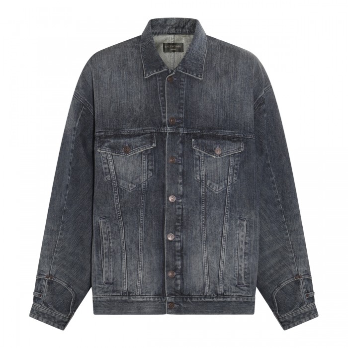 BLUE COTTON DENIM JACKET