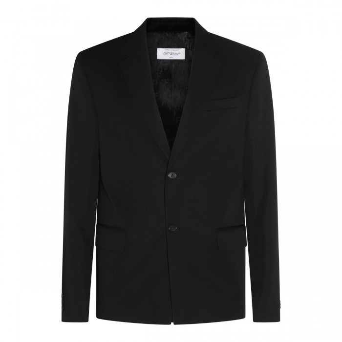 BLACK WOOL BLAZER