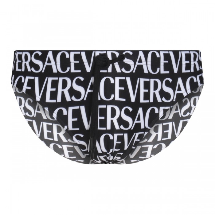 BLACK AND WHITE SWIMMIG TRUNKS