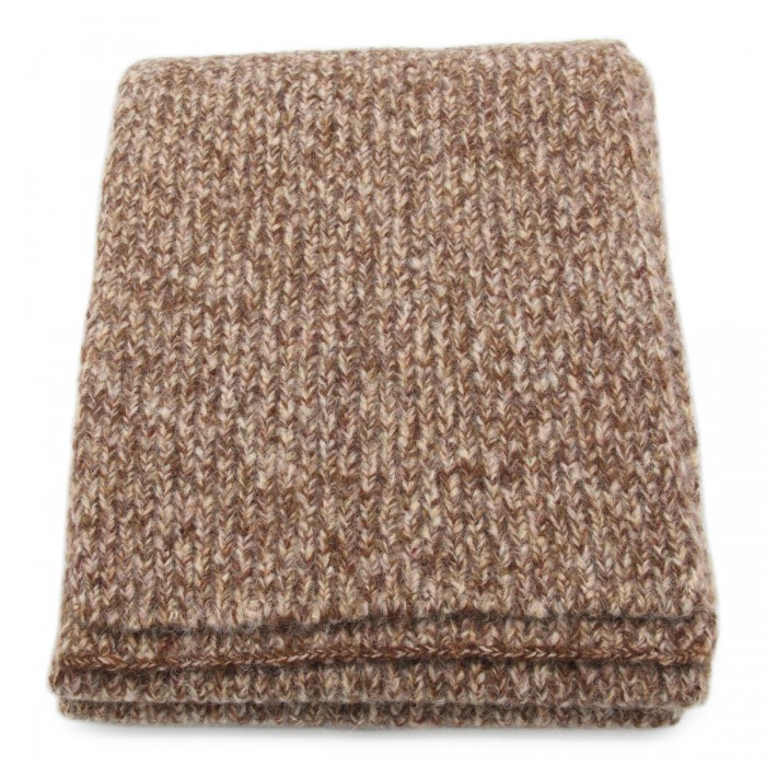 DARK BROWN MELANGE MOHAIR... 2