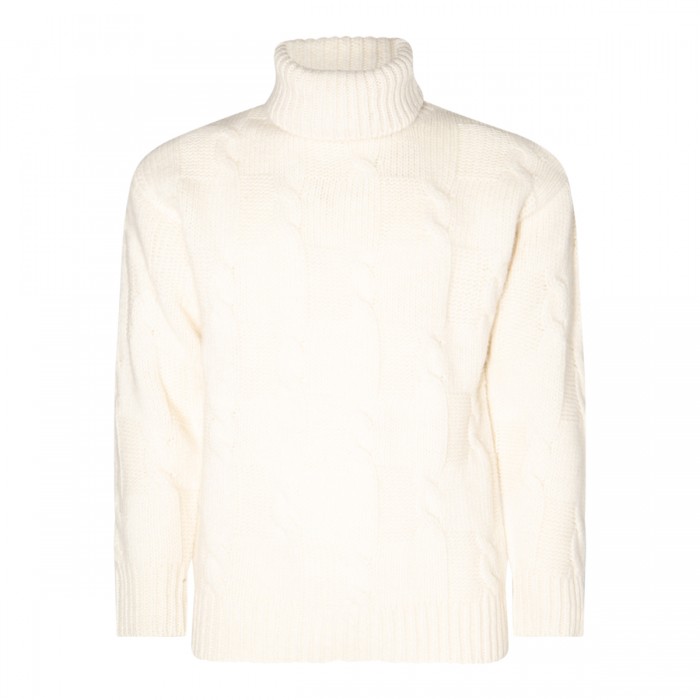 CREAM WOOL BLEND JUMPER