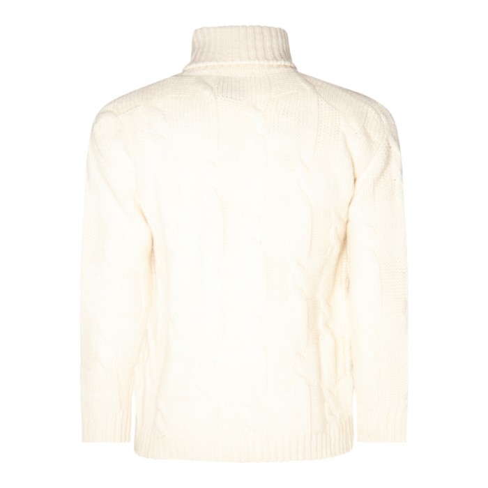 CREAM WOOL BLEND JUMPER 2