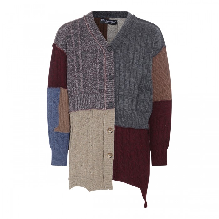 MULTICOLOUR WOOL CARDIGAN