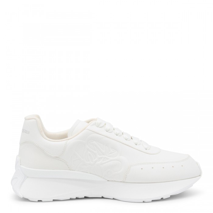 WHITE LEATHER SNEAKERS