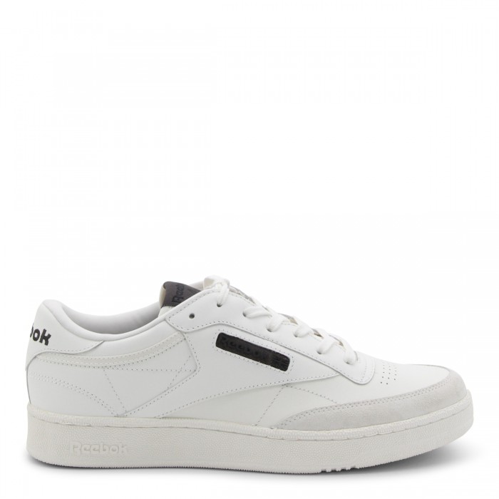 WHITE LEATHER SNEAKERS