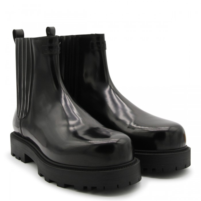 BLACK LEATHER BOOTS 2