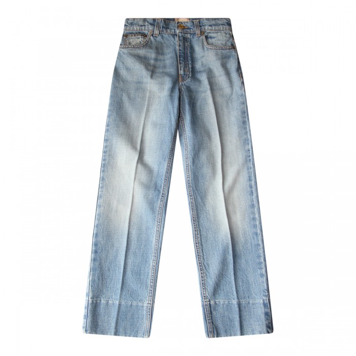 LIGHT BLUE DENIM JEANS