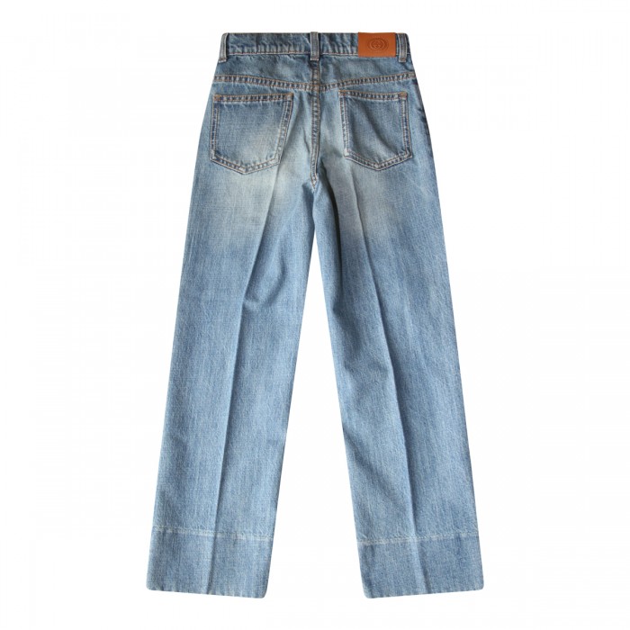 LIGHT BLUE DENIM JEANS 2