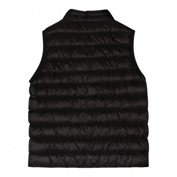 BLACK PADDED VEST DOWN JACKET 2