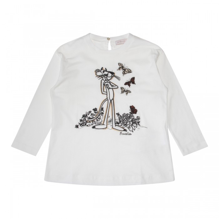 WHITE COTTON T-SHIRT