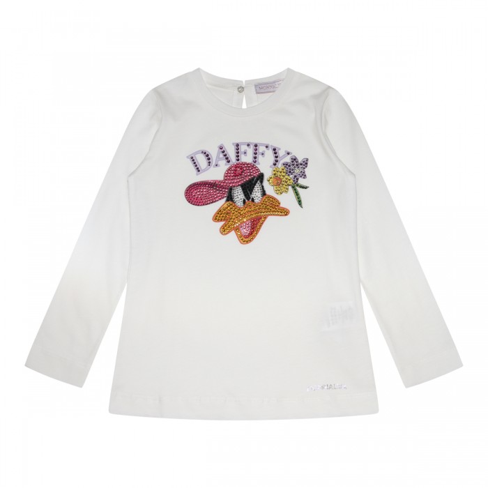 CREAM COTTON T-SHIRT