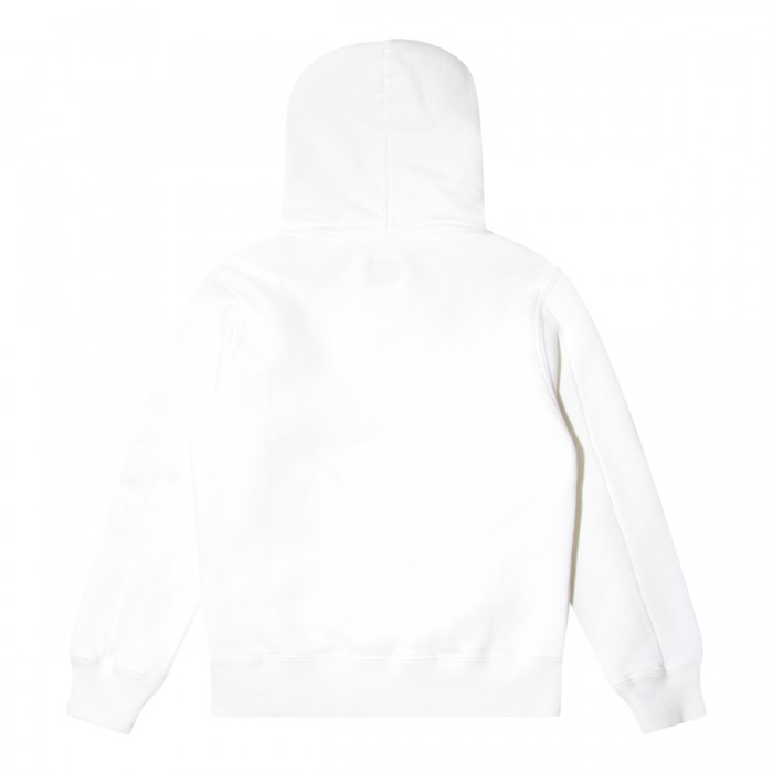 GAUZE WHITE COTTON SWEATSHIRT 2