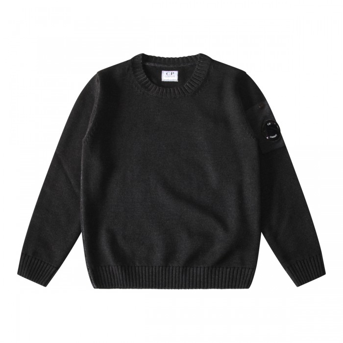 BLACK WOOL KNITWEAR