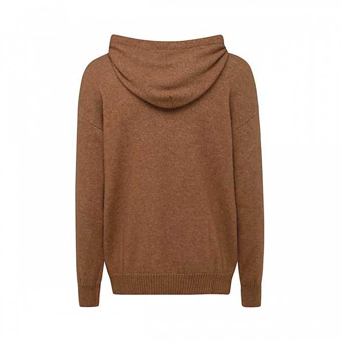 BROWN CASHMERE-SILK KNITWEAR 2