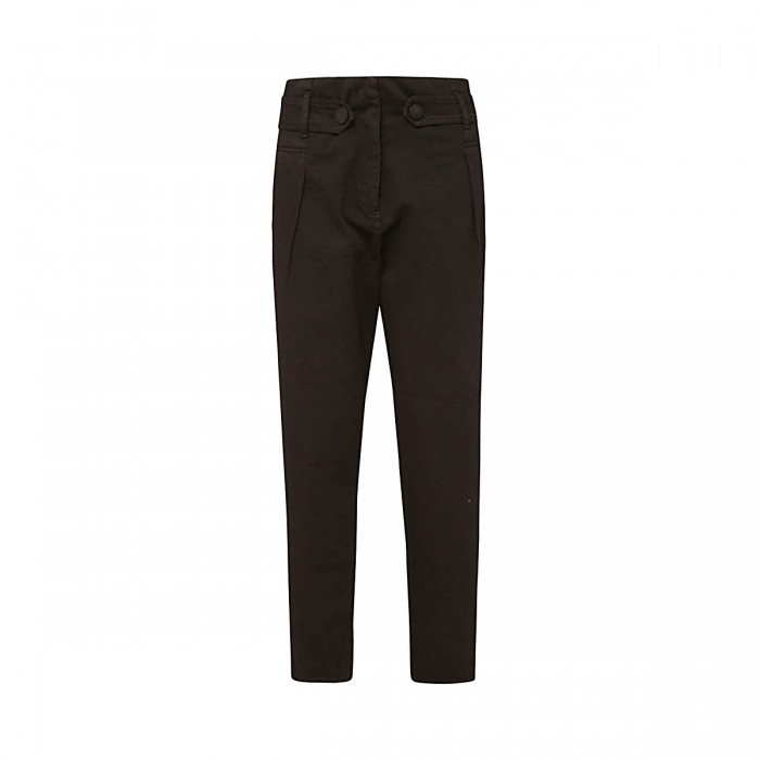 DARK BROWN COTTON PANTS