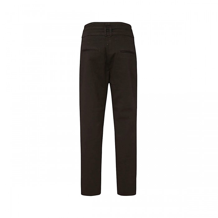 DARK BROWN COTTON PANTS 2