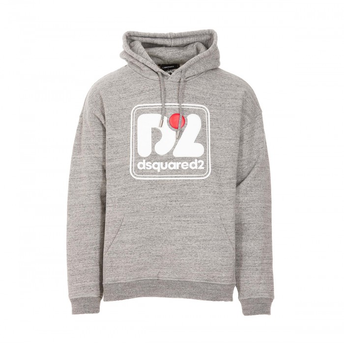 GREY COTTON SWEATSHIRT