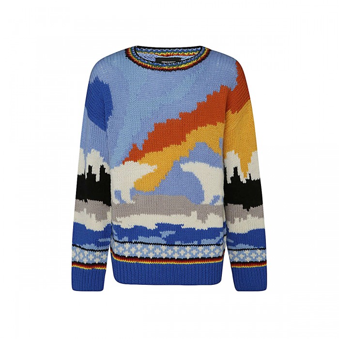 MULTICOLOUR WOOL BLEND JUMPER