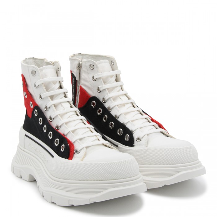 WHITE BLACK AND RED CANVAS... 2