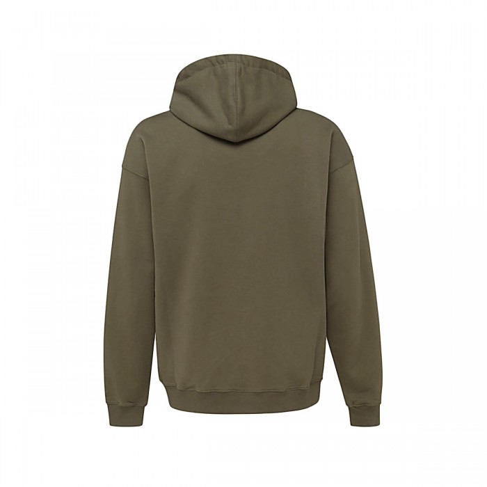 OLIVE GREEN COTTON SWEATSHIRT 2