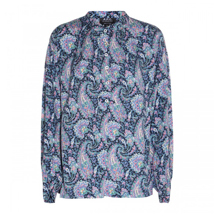 MULTICOLOUR VISCOSE BLOUSE