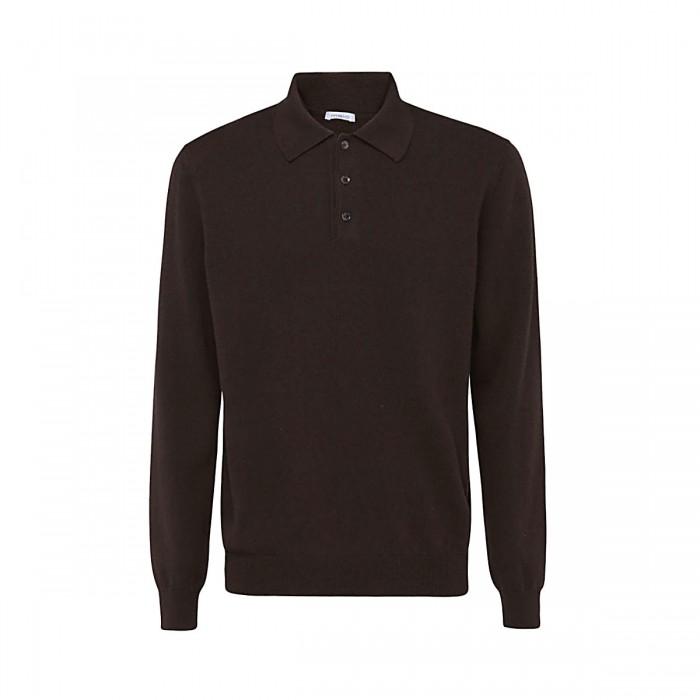 DARK BROWN CASHMERE KNITWEAR