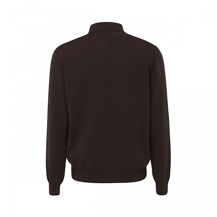 DARK BROWN CASHMERE KNITWEAR 2