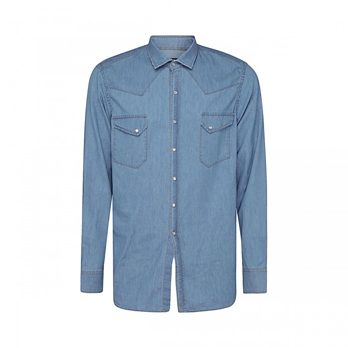 LIGHT BLUE COTTON SHIRT