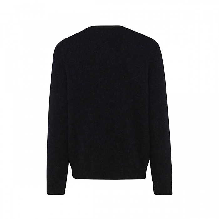 BLACK WOOL-BLEND JUMPER 2