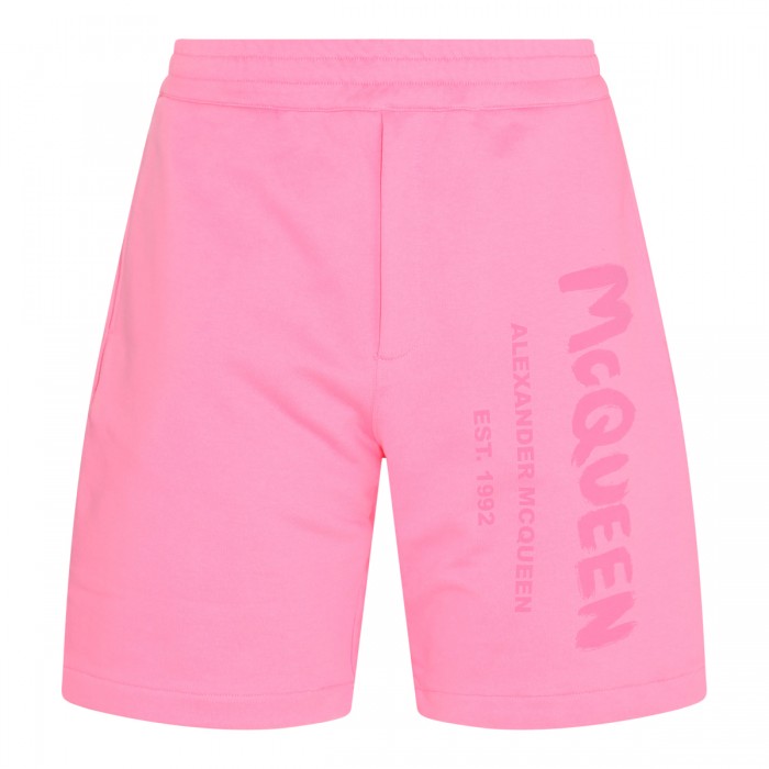 PINK COTTON TRACK PANTS