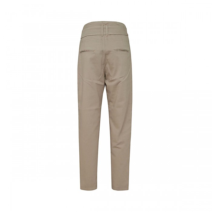BEIGE COTTON BLEND PANTS 2
