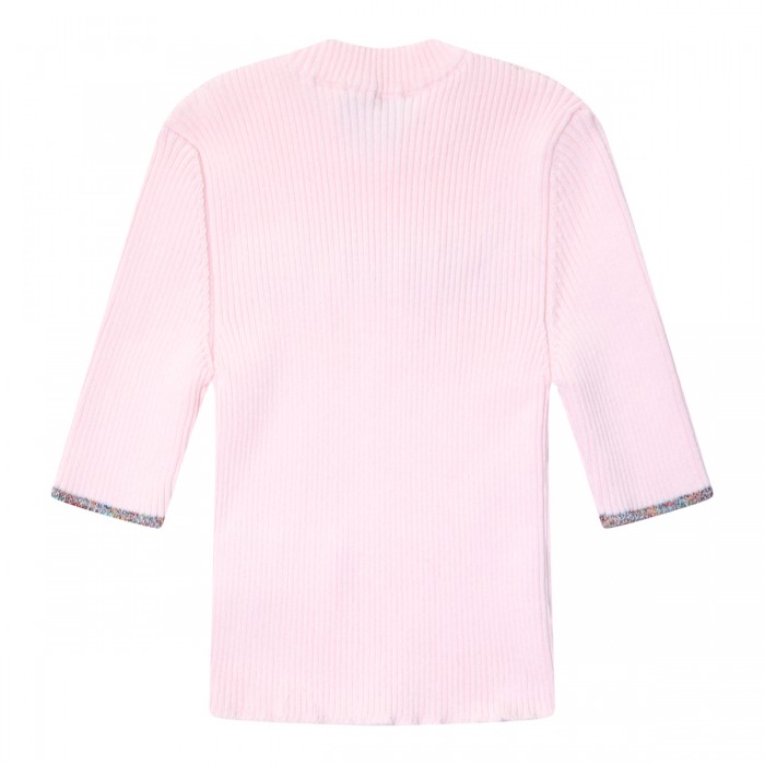 PINK COTTON KNITTED SWEATER  2