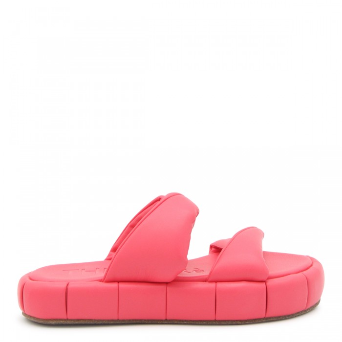 RASPBERRY FAUX LEATHER...