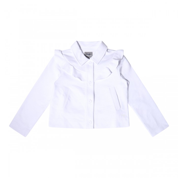 WHITE COTTON DOWN JACKET